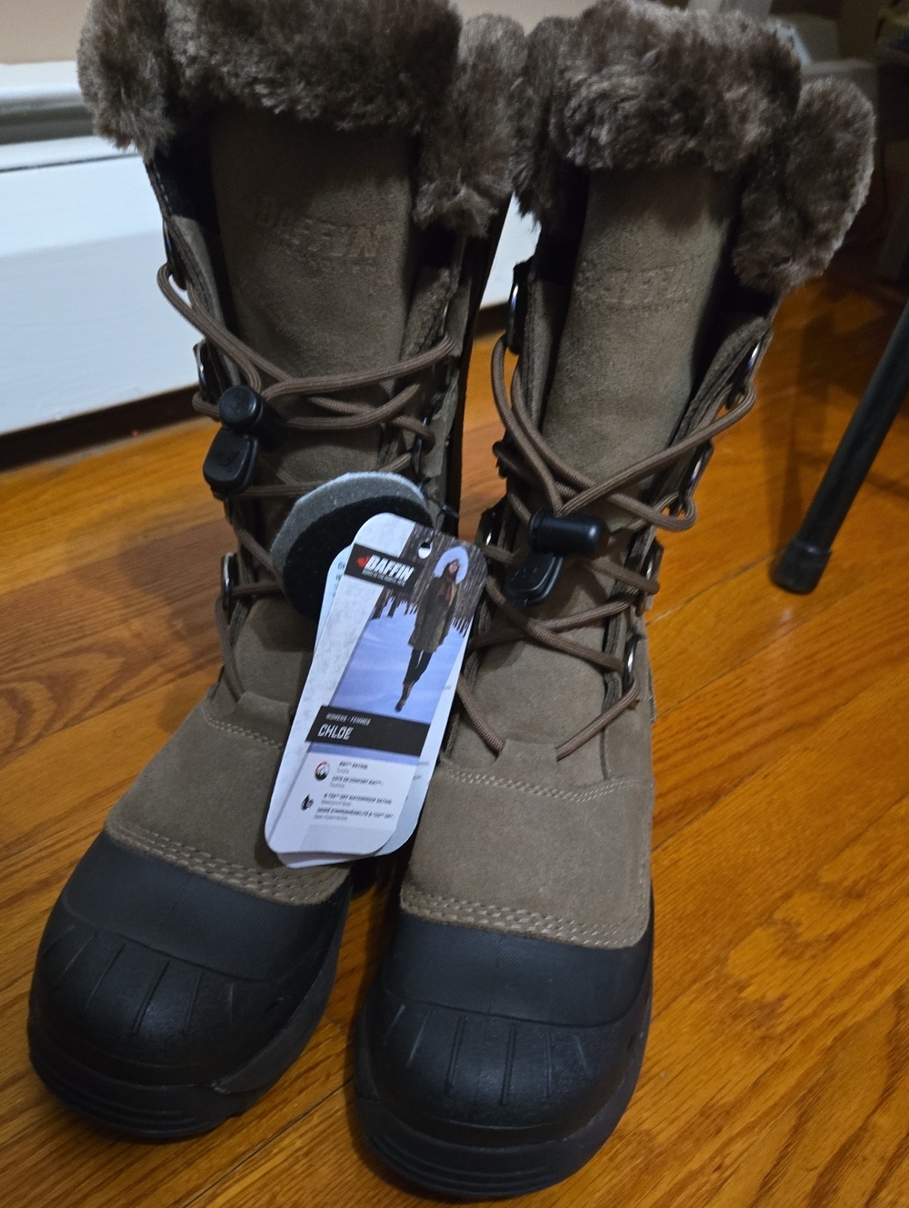 Baffin Chloe Women’s Taupe Winter Snow Boots Waterproof
